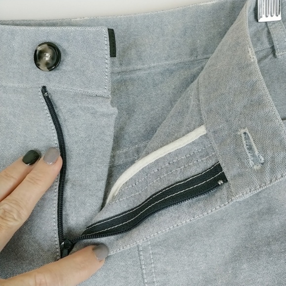 A.P.C. Rue Madame Paris Lt. Blue Cotton Shorts - Picture 5 of 7